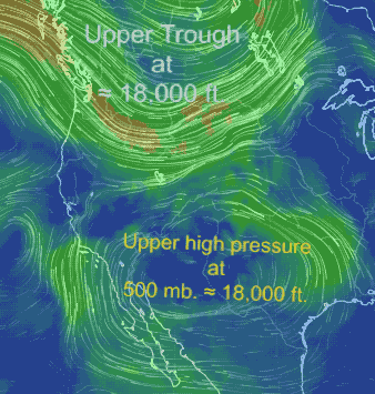 West Coast Wind Blog: Upper high pressure and heat wave ...