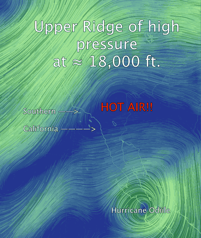 Upper level high pressureSoCAl
