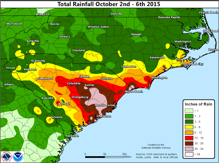 The October Flooding Event of 2015: An in-depth analysis. - Blog ...