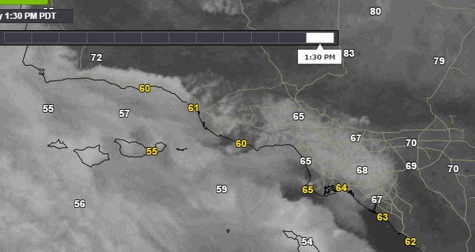 Temps and clouds